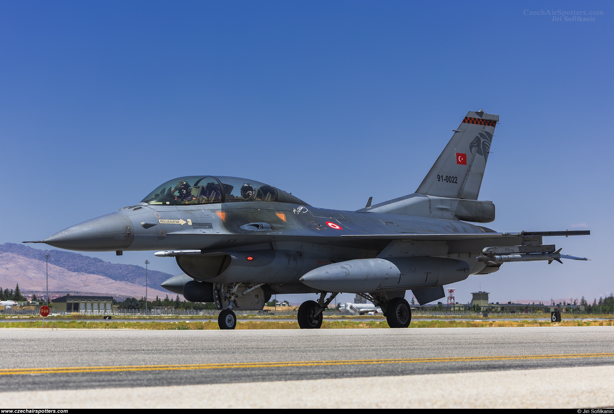 Turkey - Air Force – TUSAS F-16DJ Fighting Falcon 91-0022