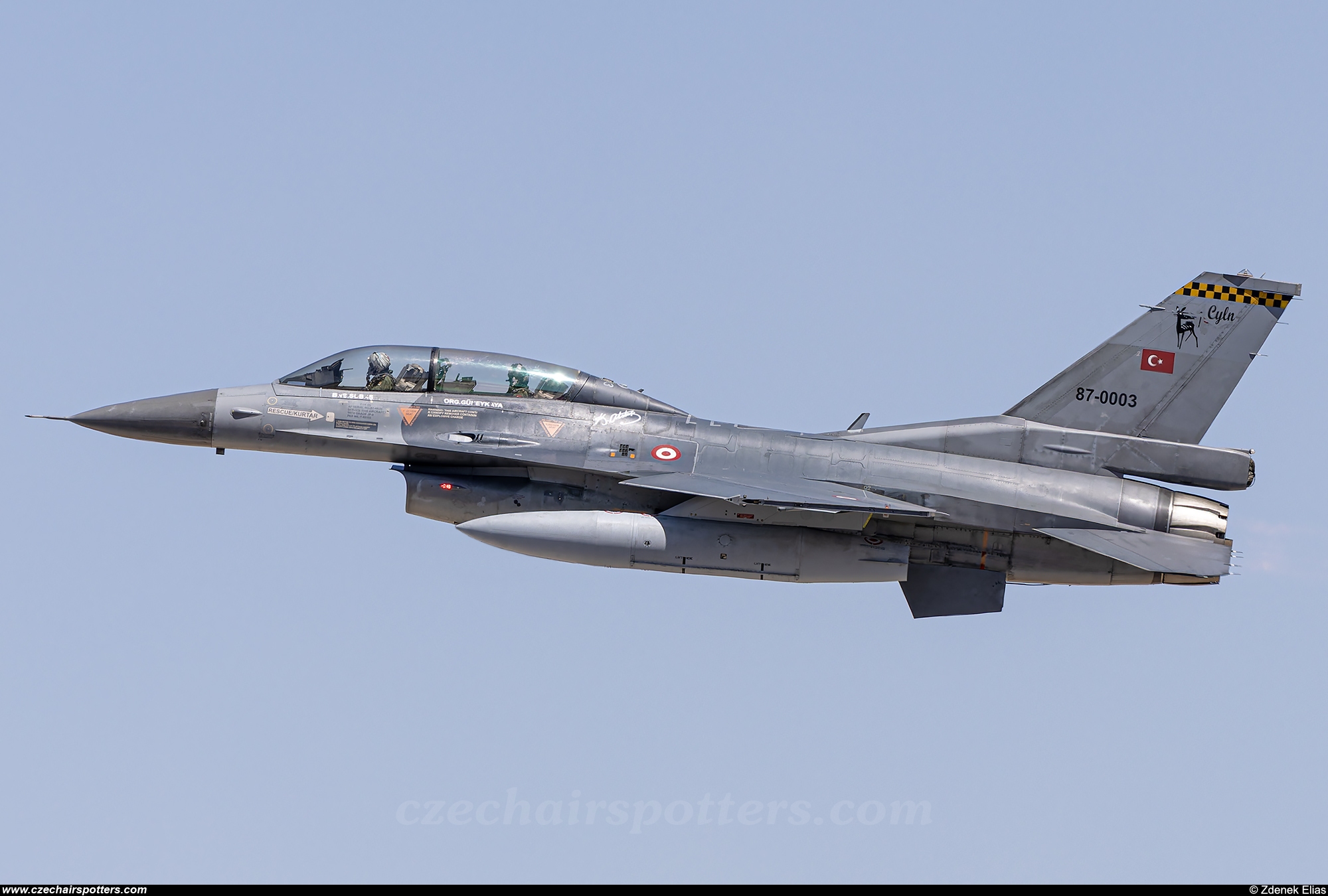 Turkey - Air Force – Lockheed Martin F-16D Fighting Falcon 87-0003