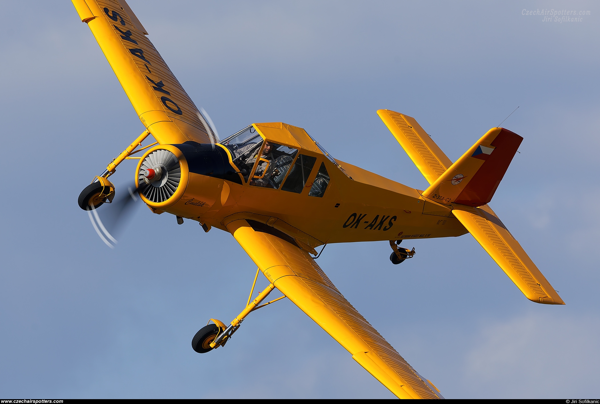 private – Zlin Z-37A-C2 Cmelak OK-AKS